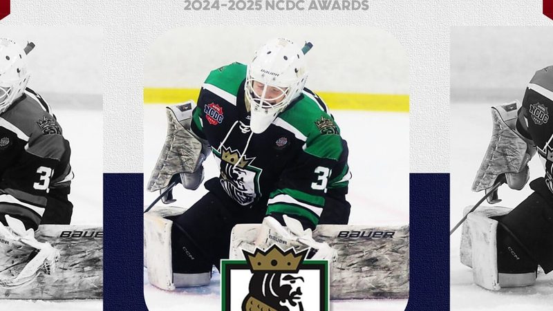 Beau Lane named NCDC New England Division Goaltender of the Year