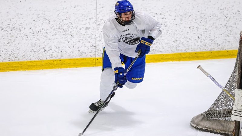 Cooper Campbell in game action